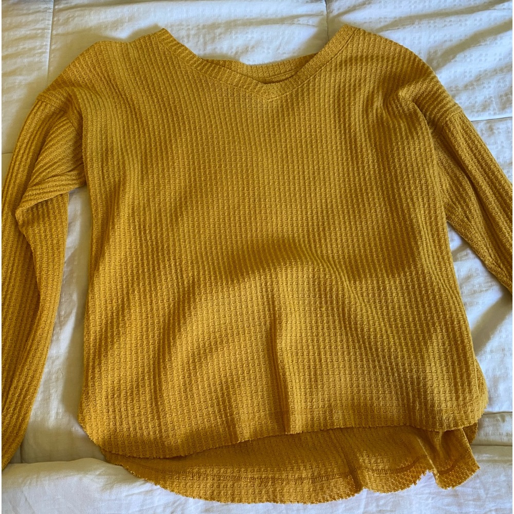 Art Class girls yellow/orange long sleeve top